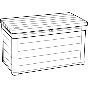 Signature 100 Gallon Storage Deck Box - Keter US